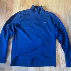 Men's Vineyard Vines Saltwater 1/4 Zip Pullover Sm